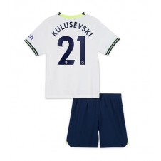 Tottenham Hotspur Dejan Kulusevski #21 Hemmaställ Barn 2022-23 Korta ärmar (+ Korta byxor)